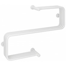 Полотенцесушитель водяной Сунержа Фабула 30-0125-5070, высота 50 см, ширина 70 см, боковое подключение 50 см, цвет матовый белый