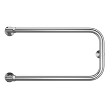 Полотенцесушитель водяной Terminus П-образный 4620768881527, ширина 60 см, высота 35 см, боковое подключение 32 см, 1 дюйм, цвет нержавеющая сталь