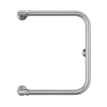 Полотенцесушитель водяной Terminus П-образный 4620768881459, ширина 40 см, высота 53 см, боковое подключение 50 см, 1 дюйм, цвет нержавеющая сталь