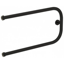 Полотенцесушитель водяной Сунержа П-образный+ 31-4003-3265, высота 32 см, ширина 65 см, боковое подключение 32 см, цвет матовый черный