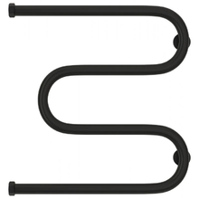 Полотенцесушитель водяной Сунержа М-образный+ 31-4007-5050, высота 50 см, ширина 50 см, боковое подключение 50 см, цвет черный матовый