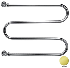 Полотенцесушитель водяной Margaroli Vento 402GO, высота 51.5 см, ширина 60 см, золото