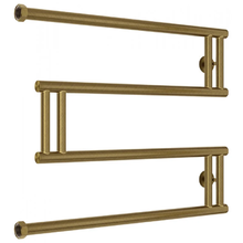 Полотенцесушитель водяной Сунержа High-Tech M+, высота 50 см, ширина 65 см, боковое подключение 50 см, цвет состаренная бронза, 05-4050-5065