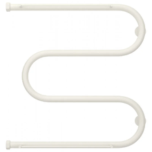 Полотенцесушитель водяной Сунержа М-образный+ 30-4008-6060, высота 60 см, ширина 60 см, боковое подключение 60 см, с 2 полками, цвет матовый белый