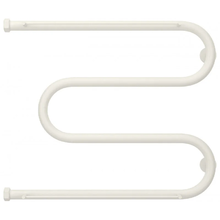 Полотенцесушитель водяной Сунержа М-образный+ 30-4008-5065, высота 50 см, ширина 65 см, боковое подключение 50 см, с 2 полками, цвет матовый белый