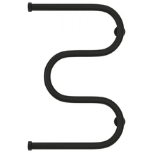 Полотенцесушитель водяной Сунержа М-образный 31-0007-6040, высота 60 см, ширина 40 см, боковое подключение 60 см, цвет матовый черный