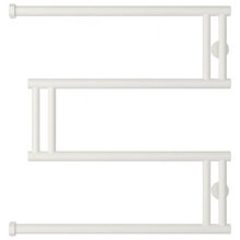 Полотенцесушитель водяной Сунержа High-Tech M+, высота 60 см, ширина 60 см, боковое подключение 60 см, цвет матовый белый, 30-4050-6060