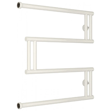 Полотенцесушитель водяной Сунержа High-Tech M+, высота 60 см, ширина 60 см, боковое подключение 60 см, цвет белый, 12-4050-6060