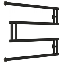 Полотенцесушитель водяной Сунержа High-Tech M+, высота 50 см, ширина 65 см, боковое подключение 50 см, цвет черный матовый, 31-4050-5065