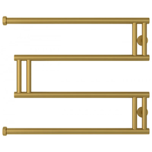 Полотенцесушитель водяной Сунержа High-Tech M+, высота 50 см, ширина 65 см, боковое подключение 50 см, цвет матовое золото, 032-4050-5065