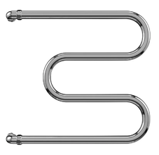 Полотенцесушитель водяной Terminus М 4620768880933, 500х600, ширина 60 см, высота 53.2 см, боковое подключение 50 см, бесшовная труба, хром