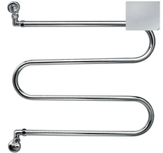 Полотенцесушитель водяной Margaroli Vento 400SA, высота 58.5 см, ширина 60 см, матовый