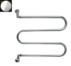 Полотенцесушитель водяной Margaroli Vento 402600WHCR, высота 46.5 см, ширина 60 см, белый/хром