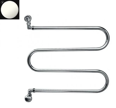 Полотенцесушитель водяной Margaroli Vento 402600WH, высота 46.5 см, ширина 60 см, белый