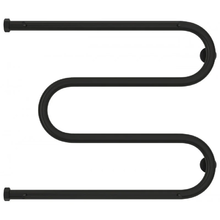 Полотенцесушитель водяной Сунержа М-образный 31-0008-5065, высота 50 см, ширина 65 см, боковое подключение 50 см, 2 полки, цвет матовый черный