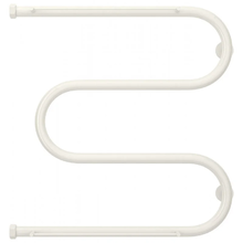 Полотенцесушитель водяной Сунержа М-образный 12-0008-6060, высота 60 см, ширина 60 см, боковое подключение 60 см, 2 полки, цвет белый