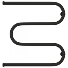 Полотенцесушитель водяной Сунержа М-образный 31-0007-6060, высота 60 см, ширина 60 см, боковое подключение 60 см, цвет матовый черный