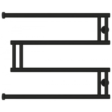 Полотенцесушитель водяной Сунержа High-Tech M 31-0050-5065, высота 50 см, ширина 65 см, боковое подключение 50 см, цвет матовый чёрный