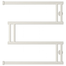 Полотенцесушитель водяной Сунержа High-Tech M 12-0050-6060, высота 60 см, ширина 60 см, боковое подключение 60 см, цвет белый