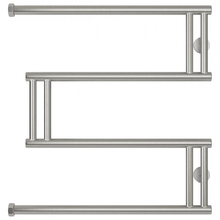 Полотенцесушитель водяной Сунержа High-Tech M 071-0050-6060, высота 60 см, ширина 60 см, боковое подключение 60 см, цвет сатин