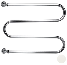 Полотенцесушитель водяной Margaroli Vento 402WH, высота 51.5 см, ширина 60 см, белый