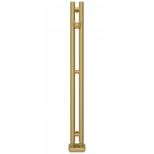 Полотенцесушитель водяной Сунержа Нюанс EU50+, высота 84 см, ширина 5 см, нижнее подключение, цвет матовое золото, 032-0212-0840