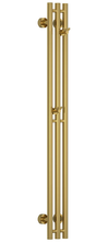 Полотенцесушитель водяной Сунержа Терция Pro, 03-0444-1210, 1200 x 100, ширина 15 см, высота 120 см, золото