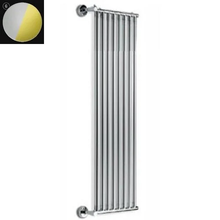 Полотенцесушитель водяной Margaroli Cielo 480-8M 475 480M08CRGO, высота 54 см, ширина 43.9 см, хром/золото