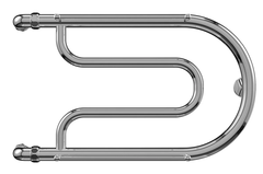 Полотенцесушитель водяной Terminus Фокстрот 4620768881251, 320x700, ширина 70 см, высота 35.2 см, боковое подключение 32 см, хром