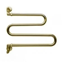 Полотенцесушитель водяной Margaroli Vento 406GO, высота 42 см, ширина 50 см, золото