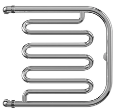 Полотенцесушитель водяной Terminus Фокстрот Лиана 4620768881350, 60 x 50, ширина 50 см, высота 63.2 см, боковое подключение 60 см, хром