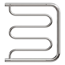 Полотенцесушитель водяной Point Серия 25, ширина 40 см, высота 50 см, Фокстрот с полкой, хром, PN25554P