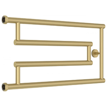 Полотенцесушитель водяной Сунержа High-Tech G+, высота 30 см, ширина 65 см, боковое подключение 30 см, цвет матовая шампань, 022-4051-3265