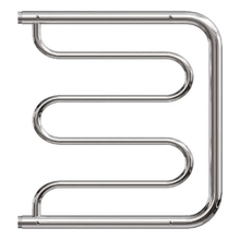 Полотенцесушитель водяной Point Серия 25, ширина 70 см, высота 50 см, Фокстрот с полкой, хром, PN25557P