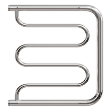 Полотенцесушитель водяной Point Серия 25, ширина 50 см, высота 50 см, Фокстрот с полкой, хром, PN25555P