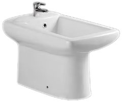 Биде напольное CeramaLux N, белый, 9104C