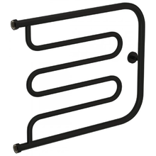 Полотенцесушитель водяной Сунержа Лира+ 31-4011-5065, высота 50 см, ширина 65 см, боковое подключение 50 см, цвет матовый черный