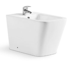 Биде напольное CeramaLux 3370, белый, 3370