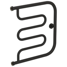 Полотенцесушитель водяной Сунержа Лира+ 15-4011-5050, высота 50 см, ширина 50 см, боковое подключение 50 см, цвет тёмный титан муар