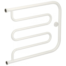 Полотенцесушитель водяной Сунержа Лира+ 12-4011-5065, высота 50 см, ширина 65 см, боковое подключение 50 см, цвет белый