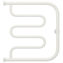 Полотенцесушитель водяной Сунержа Лира+ 12-4011-5050, высота 50 см, ширина 50 см, боковое подключение 50 см, цвет белый