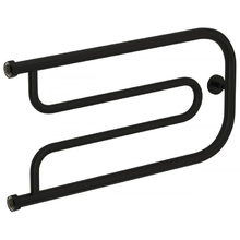 Полотенцесушитель водяной Сунержа Гусли+ 31-4009-3265, ширина 65 см, высота 32 см, боковое подключение 32 см, цвет матовый черный