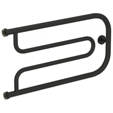 Полотенцесушитель водяной Сунержа Гусли+ 15-4009-3265, ширина 65 см, высота 32 см, боковое подключение 32 см, цвет тёмный титан муар