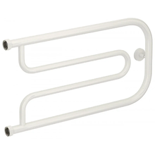 Полотенцесушитель водяной Сунержа Гусли+ 12-4009-3265, ширина 65 см, высота 32 см, боковое подключение 32 см, цвет белый