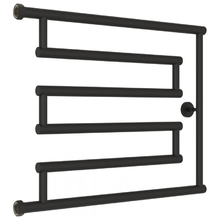 Полотенцесушитель водяной Сунержа High-Tech L+ 15-4052-5065, высота 50 см, ширина 65 см, боковое подключение 50 см, цвет тёмный титан муар