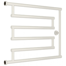 Полотенцесушитель водяной Сунержа High-Tech L+ 12-4052-5065, высота 50 см, ширина 65 см, боковое подключение 50 см, цвет белый