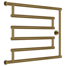 Полотенцесушитель водяной Сунержа High-Tech L+ 05-4052-5065, высота 50 см, ширина 65 см, боковое подключение 50 см, цвет состаренная бронза