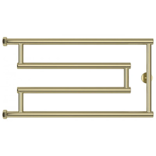 Полотенцесушитель водяной Сунержа High-Tech G+, высота 30 см, ширина 65 см, боковое подключение 32 см, цвет шампань, 020-4051-3265