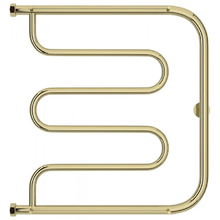 Полотенцесушитель водяной Сунержа Лира+, высота 60 см, ширина 60 см, боковое подключение 60 см, цвет шампань, 020-4012-6060