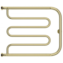 Полотенцесушитель водяной Сунержа Лира+, высота 50 см, ширина 65 см, боковое подключение 50 см, цвет шампань, 020-4012-5065